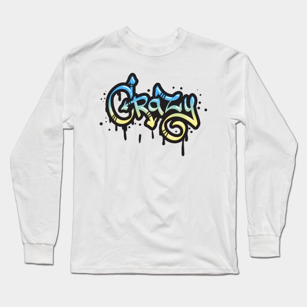 crazy Long Sleeve T-Shirt by gold package